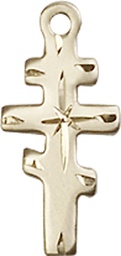 [5654GF] 14kt Gold Filled Greek Orthadox Cross Medal