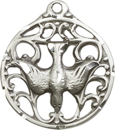 [5655SS] Sterling Silver Holy Spirit Medal