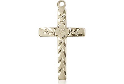 [5669GFY] 14kt Gold Filled Cross Medal