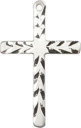 [5677SS] Sterling Silver Cross Medal