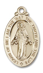 [4145SGF] 14kt Gold Filled Scapular Medal