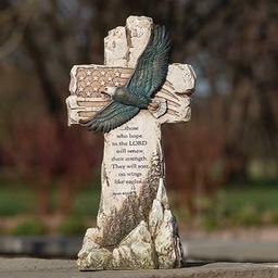 [RO-602134] 14.5"H Eagle'S Wings Cross