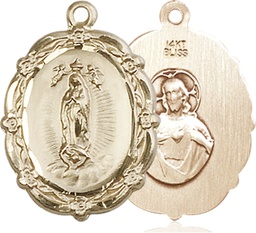 [4146FGF] 14kt Gold Filled Our Lady of Guadalupe Medal