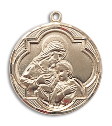 [4199GF] 14kt Gold Filled Blessed Sacrament Medal