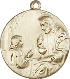 [4202GF] 14kt Gold Filled Christ &amp; Child Medal