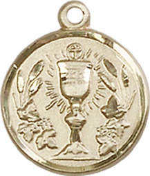 [4203GF] 14kt Gold Filled Communion Chalice Medal