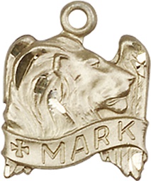 [4211GF] 14kt Gold Filled Saint Mark the Evangelist Medal