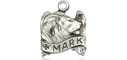 [4211SS] Sterling Silver Saint Mark the Evangelist Medal