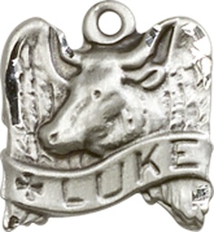 [4212SS] Sterling Silver Saint Luke Medal
