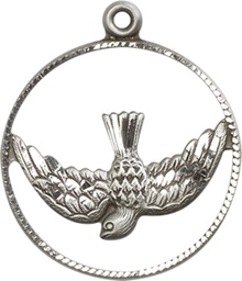 [4218SS] Sterling Silver Holy Spirit Medal