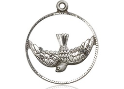 [4218SS] Sterling Silver Holy Spirit Medal