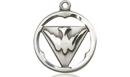 [4224SS] Sterling Silver Holy Spirit Medal