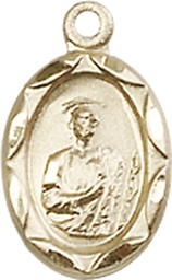 [0301JKT] 14kt Gold Saint Jude Medal