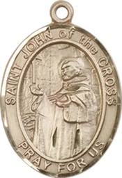 [8231KT] 14kt Gold Saint John of the Cross Medal