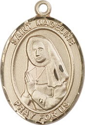 [8236KT] 14kt Gold Saint Madeline Sophie Barat Medal