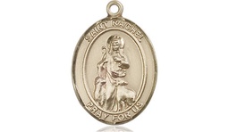 [8251KT] 14kt Gold Saint Rachel Medal