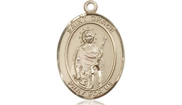 [8255KT] 14kt Gold Saint Grace Medal