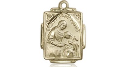 [0804AKT] 14kt Gold Saint Ann Medal
