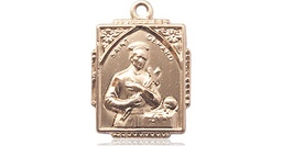 [0804GKT] 14kt Gold Saint Gerard Medal