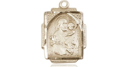 [0804KKT] 14kt Gold Saint Joseph Medal