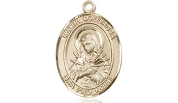 [8290KT] 14kt Gold Mater Dolorosa Medal