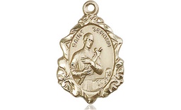 [0822GKT] 14kt Gold Saint Gerard Medal