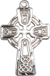 [6214SS] Sterling Silver Celtic Cross Medal