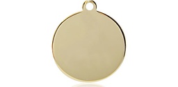 [6222GF] 14kt Gold Filled Plain Disc Medal