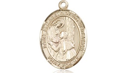 [8311KT] 14kt Gold Saint Elizabeth of the Visitation Medal