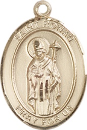 [8315KT] 14kt Gold Saint Ronan Medal