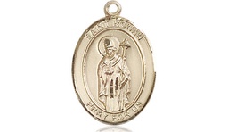 [8315KT] 14kt Gold Saint Ronan Medal