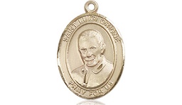 [8326KT] 14kt Gold Saint Luigi Orione Medal