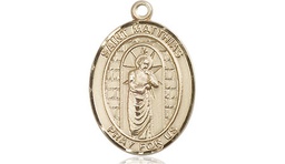 [8331KT] 14kt Gold Saint Matthias the Apostle Medal