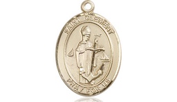 [8340KT] 14kt Gold Saint Clement Medal