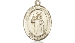 [8350KT] 14kt Gold Saint John of Capistrano Medal