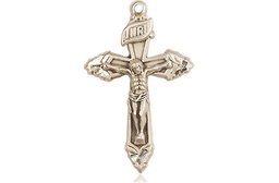 [6262KT] 14kt Gold Crucifix Medal