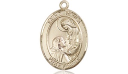 [8359KT] 14kt Gold Saint Paula Medal