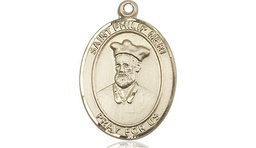 [8369KT] 14kt Gold Saint Philip Neri Medal