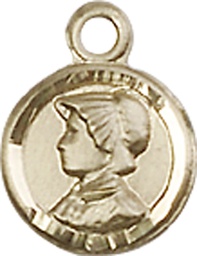 [2339KT] 14kt Gold Saint Elizabeth Ann Seton Medal