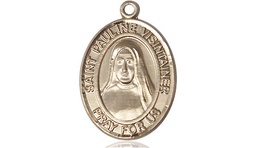 [8391KT] 14kt Gold Saint Pauline Visintainer Medal
