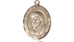 [8393KT] 14kt Gold Saint Peter Canisius Medal