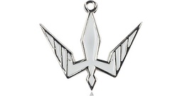 [6273WSS] Sterling Silver Holy Spirit Medal