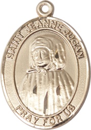 [8409KT] 14kt Gold Blessed Jeannie Jugan Medal