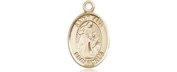 [9002KT] 14kt Gold Saint Ann Medal