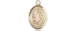 [9016KT] 14kt Gold Saint Cecilia Medal