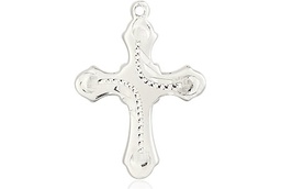 [6036SS6] Sterling Silver Cross Medal