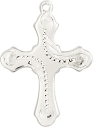 [6036SS6] Sterling Silver Cross Medal