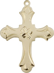 [6037GF2] 14kt Gold Filled Cross Medal