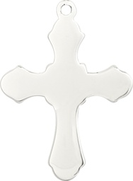 [6036SS1] Sterling Silver Cross Medal