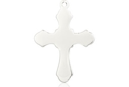 [6036SS1] Sterling Silver Cross Medal